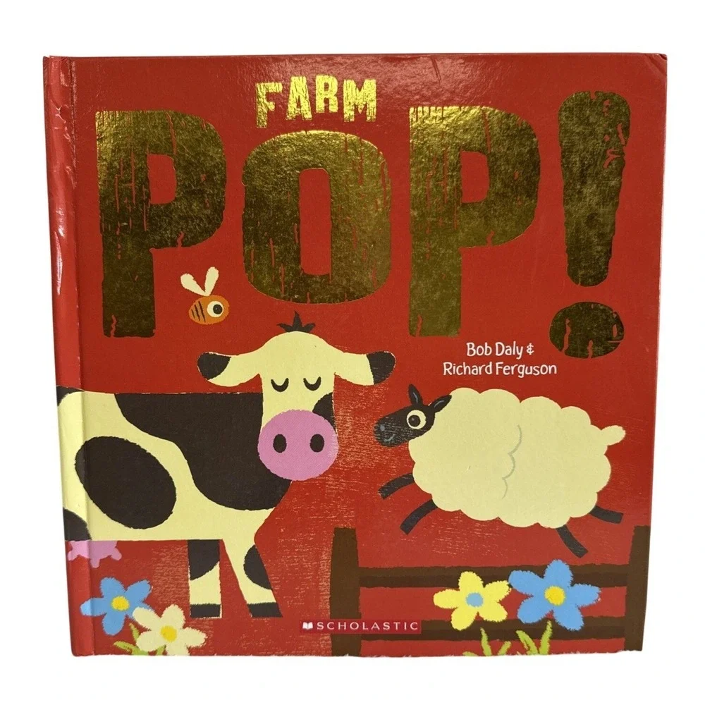 Farm POP Scholastic Pop Up Book Ages 3‎ Up Interactive Learning Fun